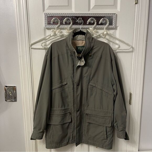 Vintage TT & CO. Men's Green Jacket - Picture 1 of 10